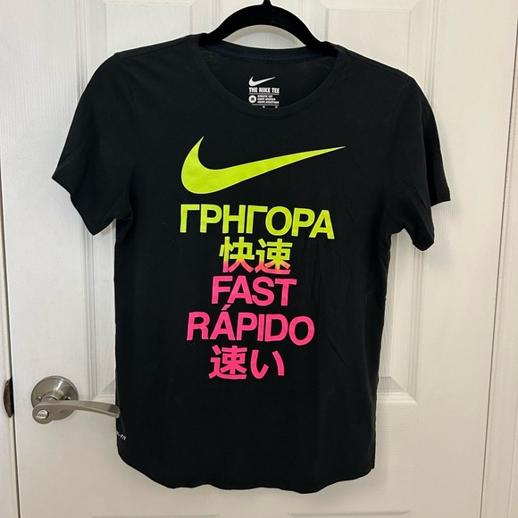 Nike Women’s Dri-Fit Running Tshirt, Sz M - Picture 1 of 6